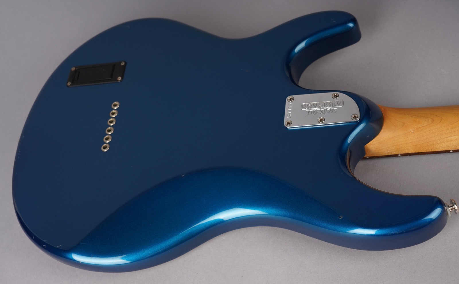 Ernie Ball Music Man USA Silhouette Special SSS Hardtail – 2000 – Blue Pearl