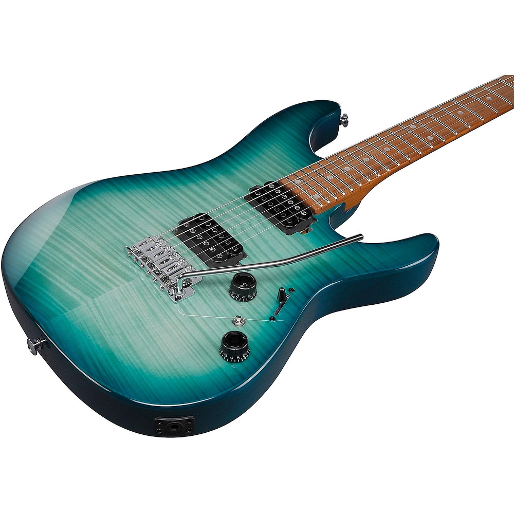 Ibanez AZ24S1 Standard Electric Guitar Transparent Turquoise Burst