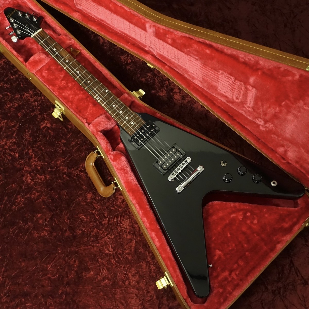 Gibson 80S Flying V Ebony 2022 Used Electric Guitar