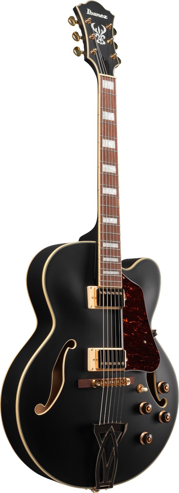 Ibanez AF75G-BKF Artcore Series Hollow Body Electric Guitar Black Flat w/ Setup