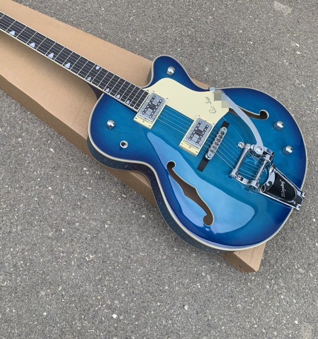 6120 Semi Hollow Body Jazz Electric Guitar With Bigsby System
