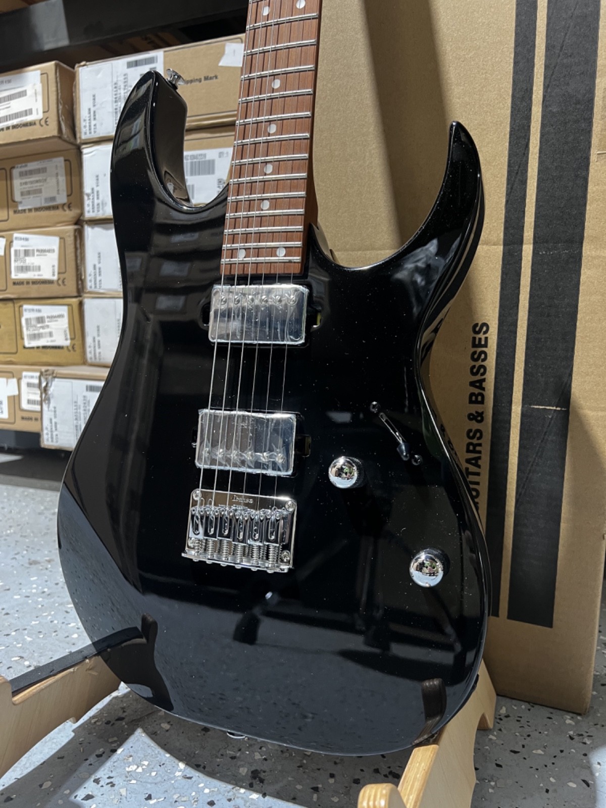 Ibanez GIO GRG121SP Electric Guitar – Black Night