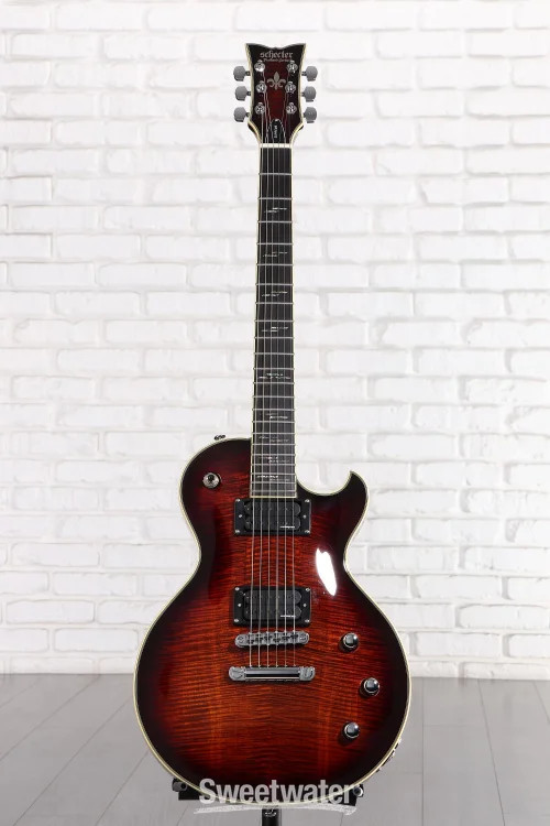 Schecter Solo-II Supreme Electric Guitar – Cat’s Eye Black Burst