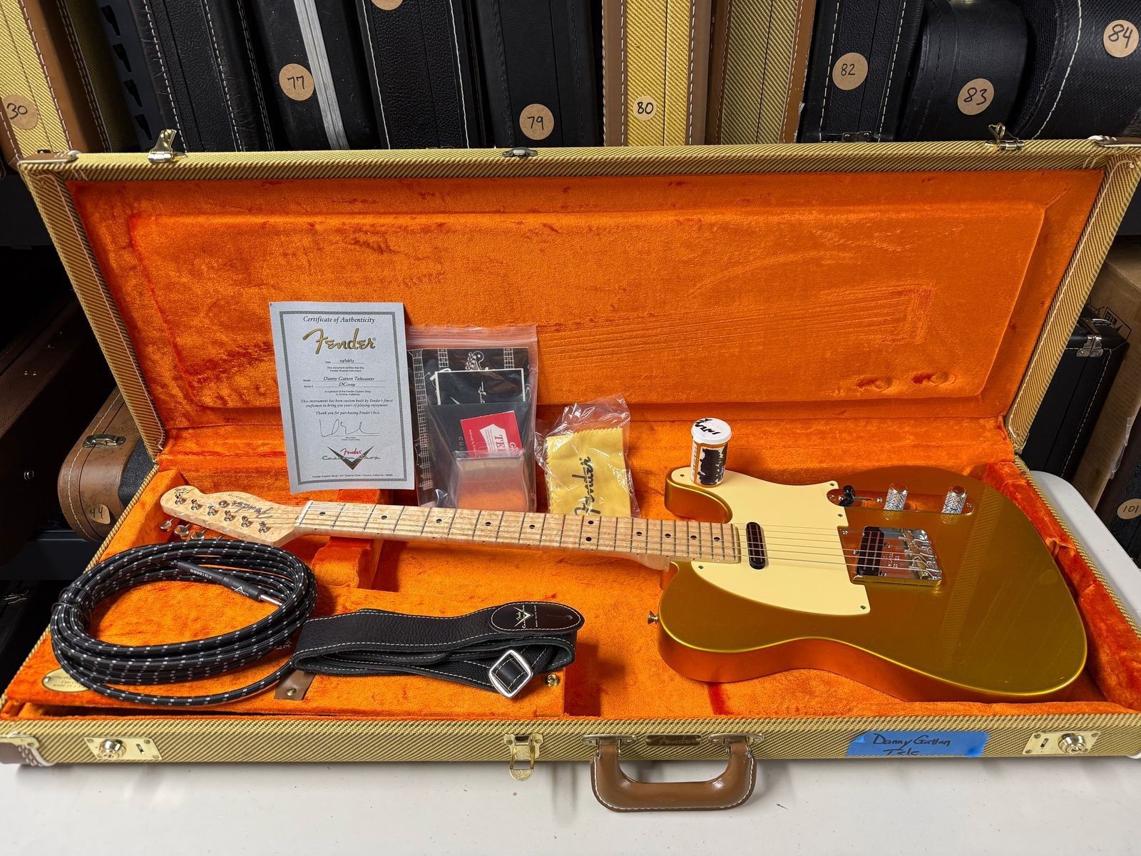 2013 Fender Custom Shop Danny Gatton Telecaster COA Included Super Clean! (353)