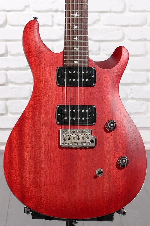 PRS SE CE 24 Standard Satin Electric Guitar – Vintage Cherry Satin