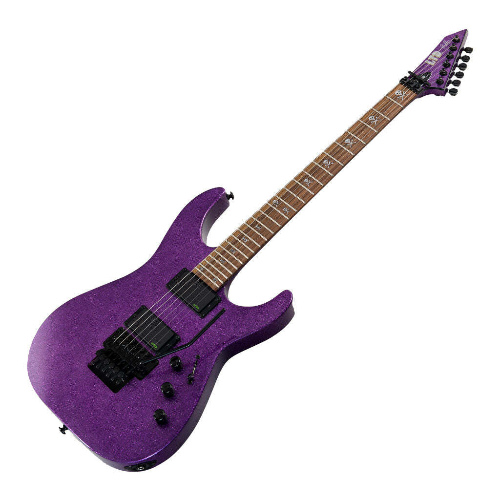 ESP LTD KH-602 Kirk Hammett Signature Electric Guitar – Purple Sparkle