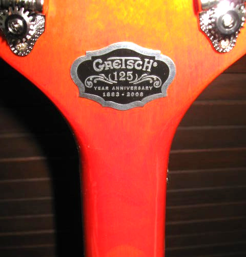 GRETSCH ANNIVARSARY ORANGE G5120 2008 MINT W/GRETSCH BLACK HARDSHELL CASE #605-8