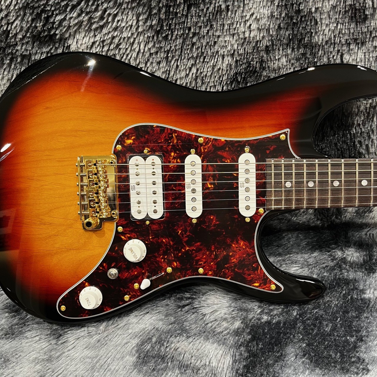 Ibanez GF1 Tri Fade Burst Electric Guitar with Roasted Maple Neck