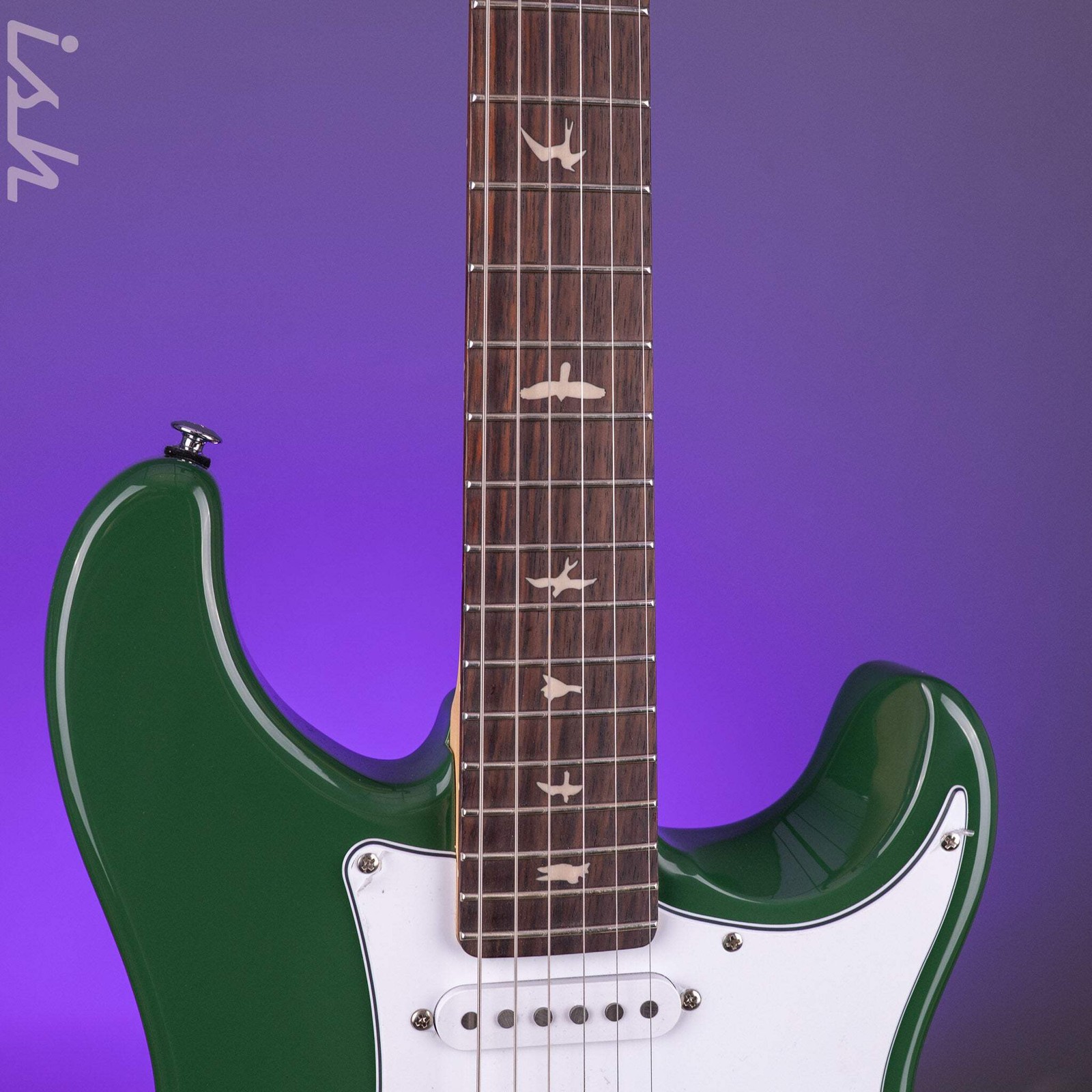 PRS SE Silver Sky Rosewood Board Laurel Green Demo
