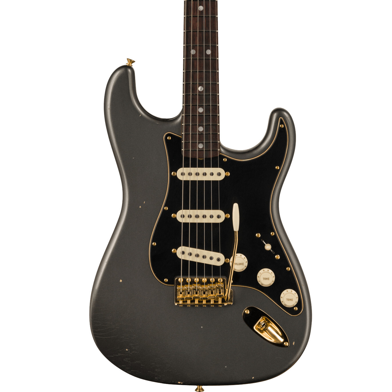Fender Custom Shop Ltd 1965 Dual-Mag Strat Journeyman Relic, Charcoal Frost