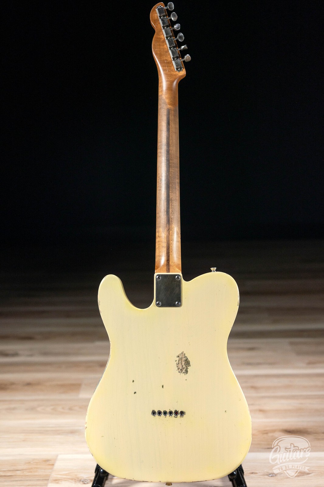 Newhall by LsL Tango 390 Chambered Swamp Ash T-Style w/ 3x P-90s – Vintage Cream