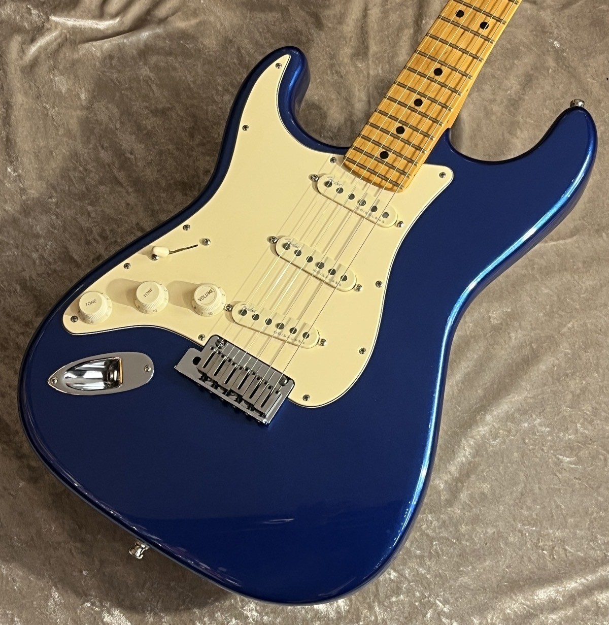 Fender American Ultra Stratocaster Cobra Blue Left Hand 2022 Used [AUTH]