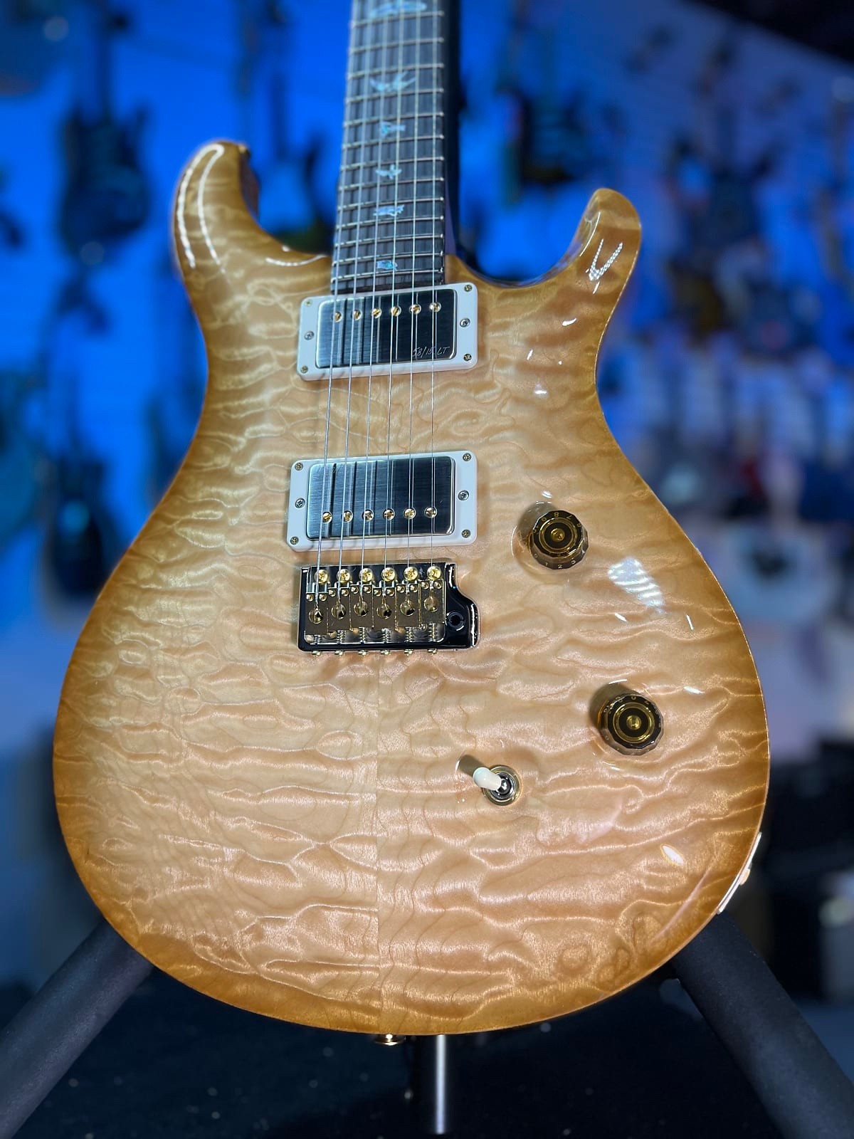 PRS Wood Library Custom 24 Fatback – Custom Color – Quilt 10 Top, Braz 293