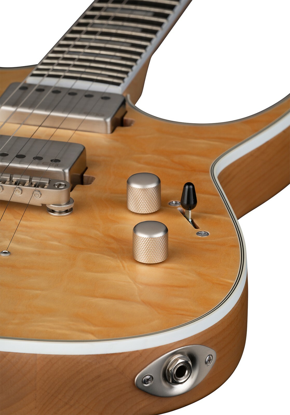 Dean EXILE SELECT QM SN Quilt Top Satin Natural Electric Guitar