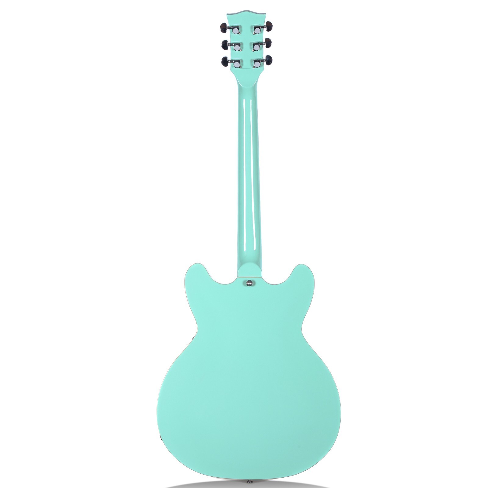 Redid Semi-Hollow Body Electric Guitar 335 Jazz with F-Hole 4