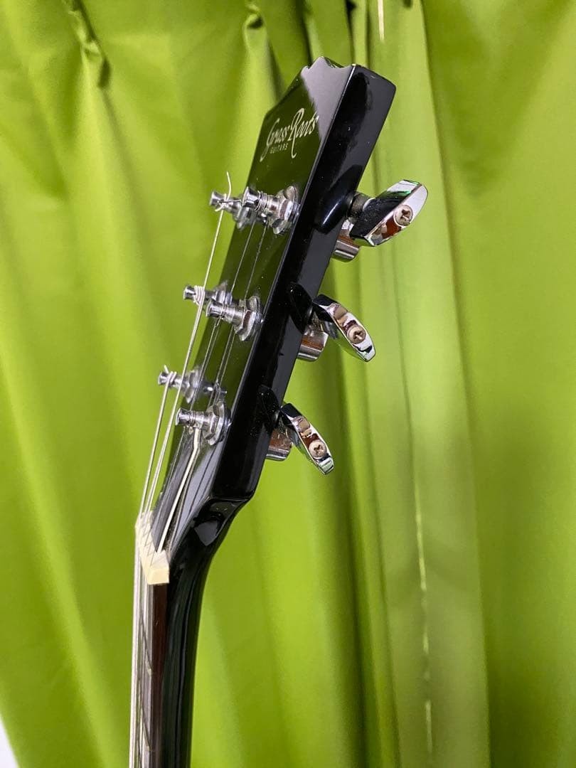 Electric Guitar Grass Roots Luna Sea Model Red Burst Block Inlay Alder Body