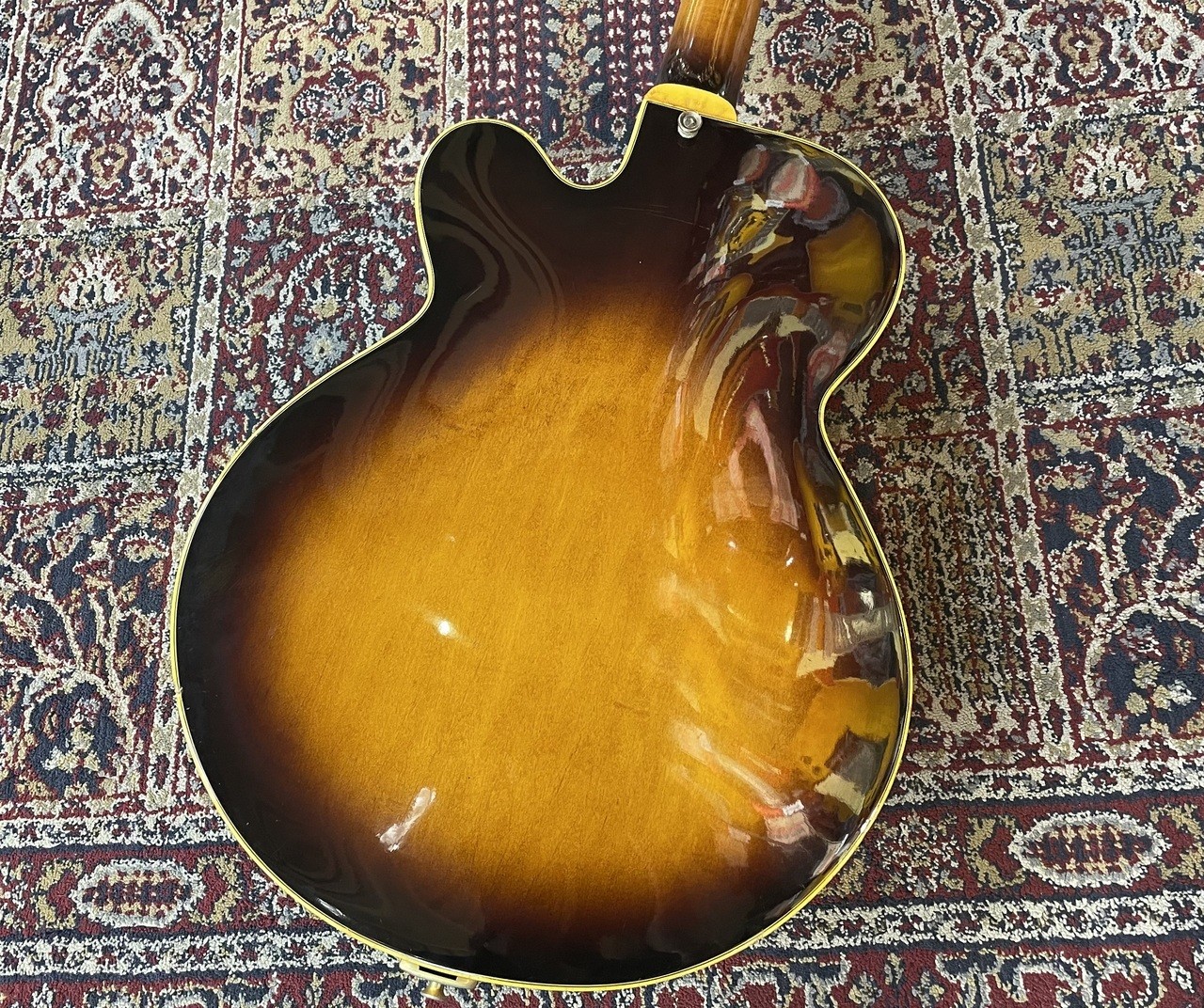 Greco SW-1200 Sunburst 1979 Vintage Full-Acoustic Archtop Gig Bag Used