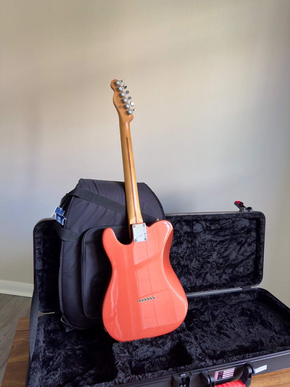 Fender Player Plus Nashville Telecaster Electric Guitar – Aged Candy Apple Red