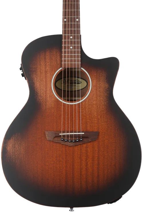 D’Angelico Premier Gramercy LS Acoustic-electric Guitar – Aged Mahogany