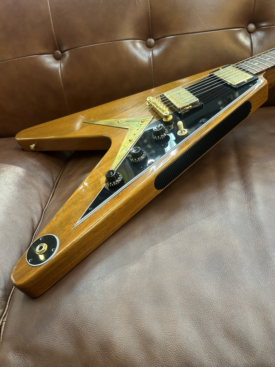 Gibson Custom Shop 1959 Flying V Mahogany Natural 2.81kg 2021 Electric Guitar