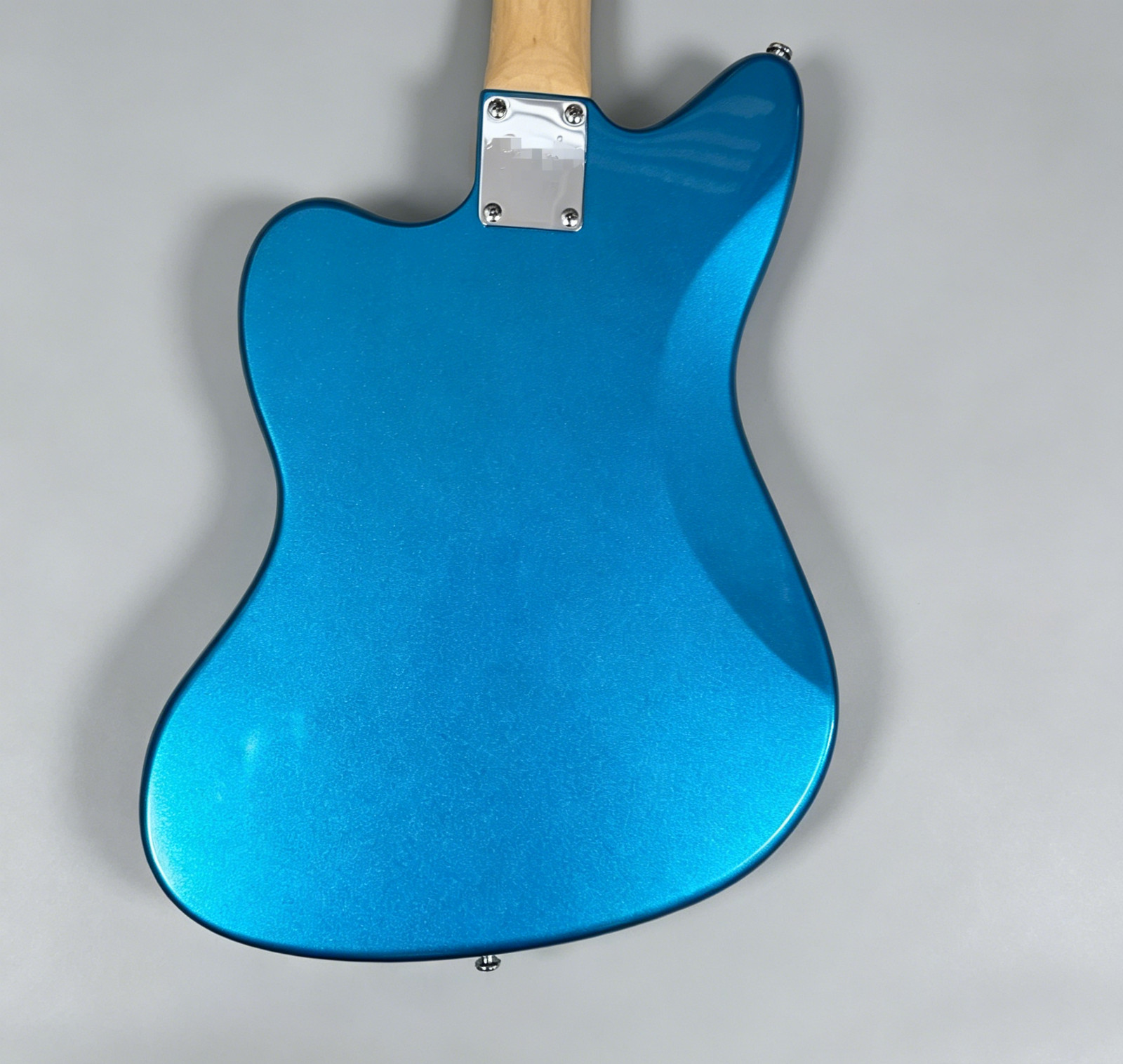 US STOCK Metal Blue Jazz Style Electric Guitar Chrome Hardware Fast Ship