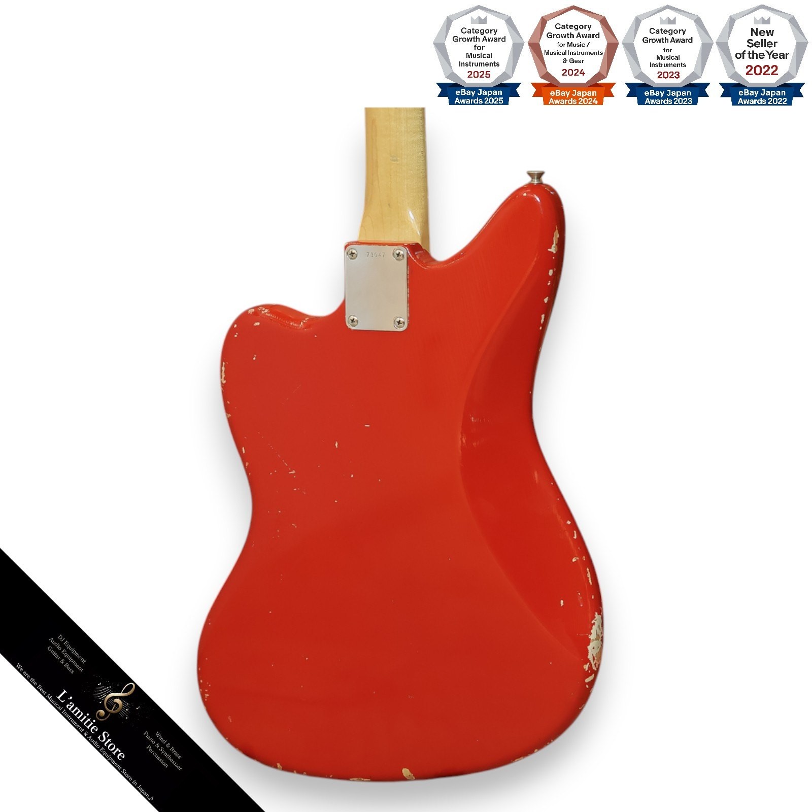 Fender Jaguar Dakota Red 1962 Electric Guitar Rare Vintage Model