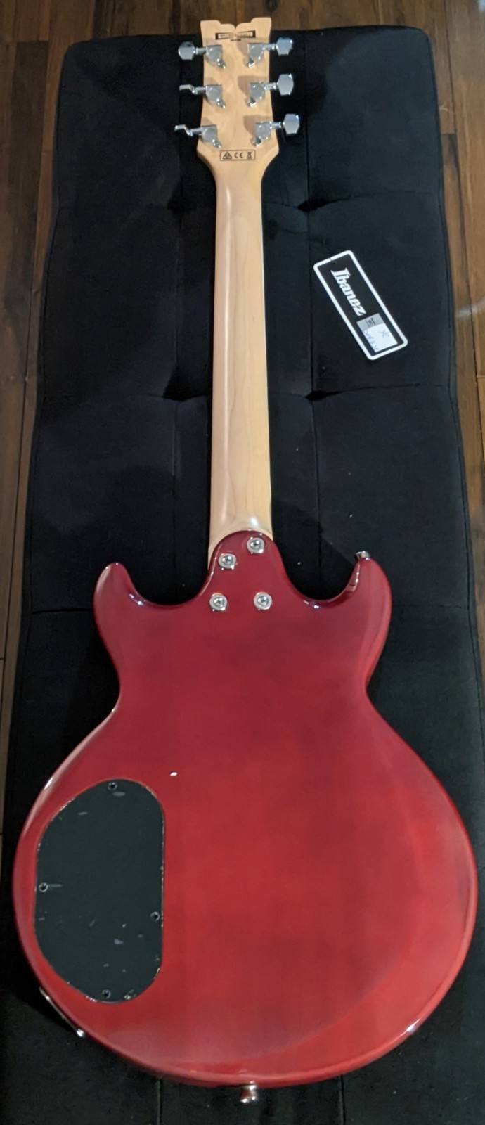 Ibanez GAX30-TCR AX Gio Series Electric Guitar, Transparent Cherry Red