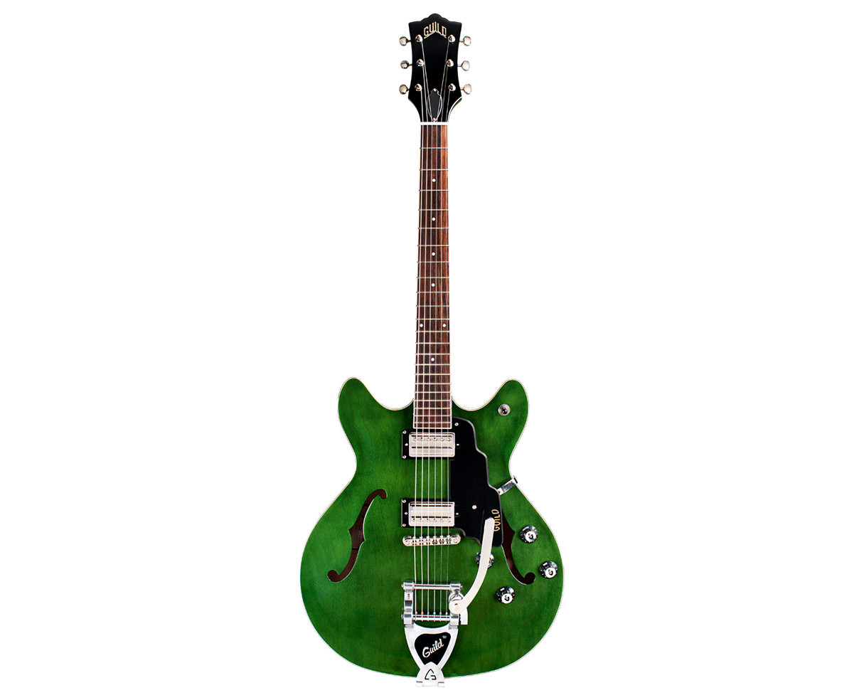 Guild Starfire I Double-Cut Semi-Hollow Guitar w/GVT – Emerald Green