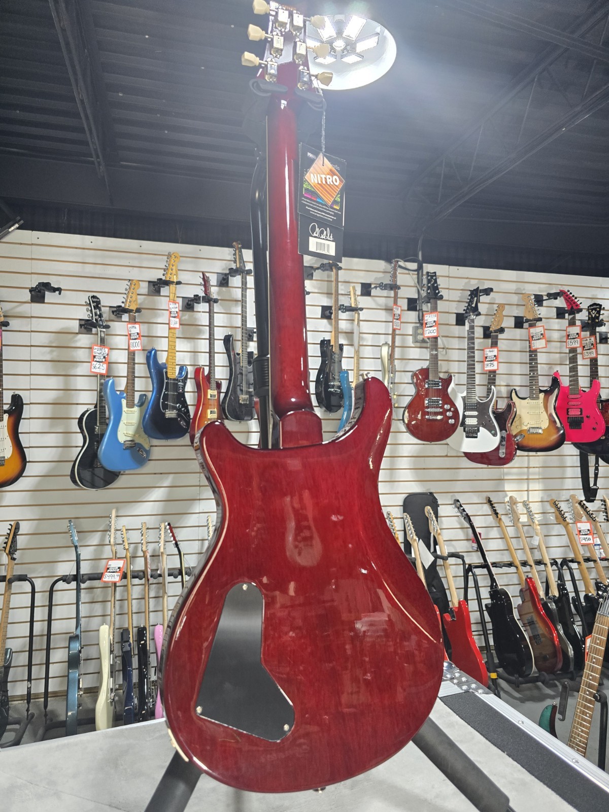 PRS McCarty Electric Guitar – Fire Red Wrap w/OHSC + FREE $299 Plek & Setup #317