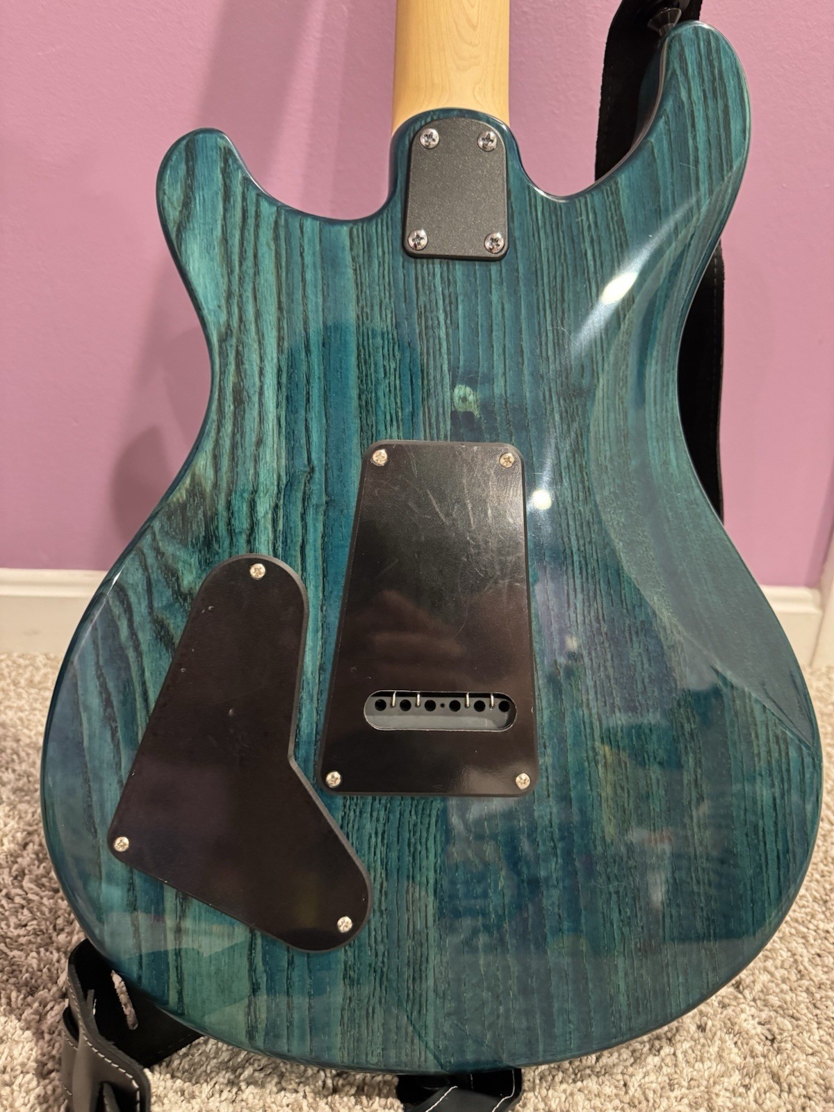 PRS SE Swamp Ash Special 6-String Right-Handed Electric Guitar – Iri Blue