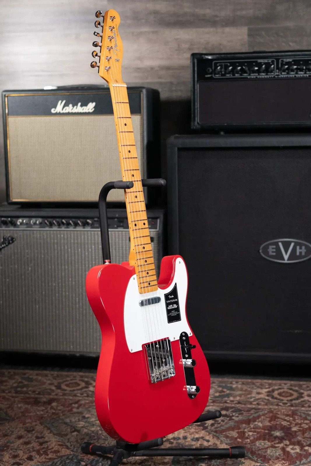 Fender Vintera III Late ’50s Telecaster Electric Guitar – Dakota Red with Gig Ba