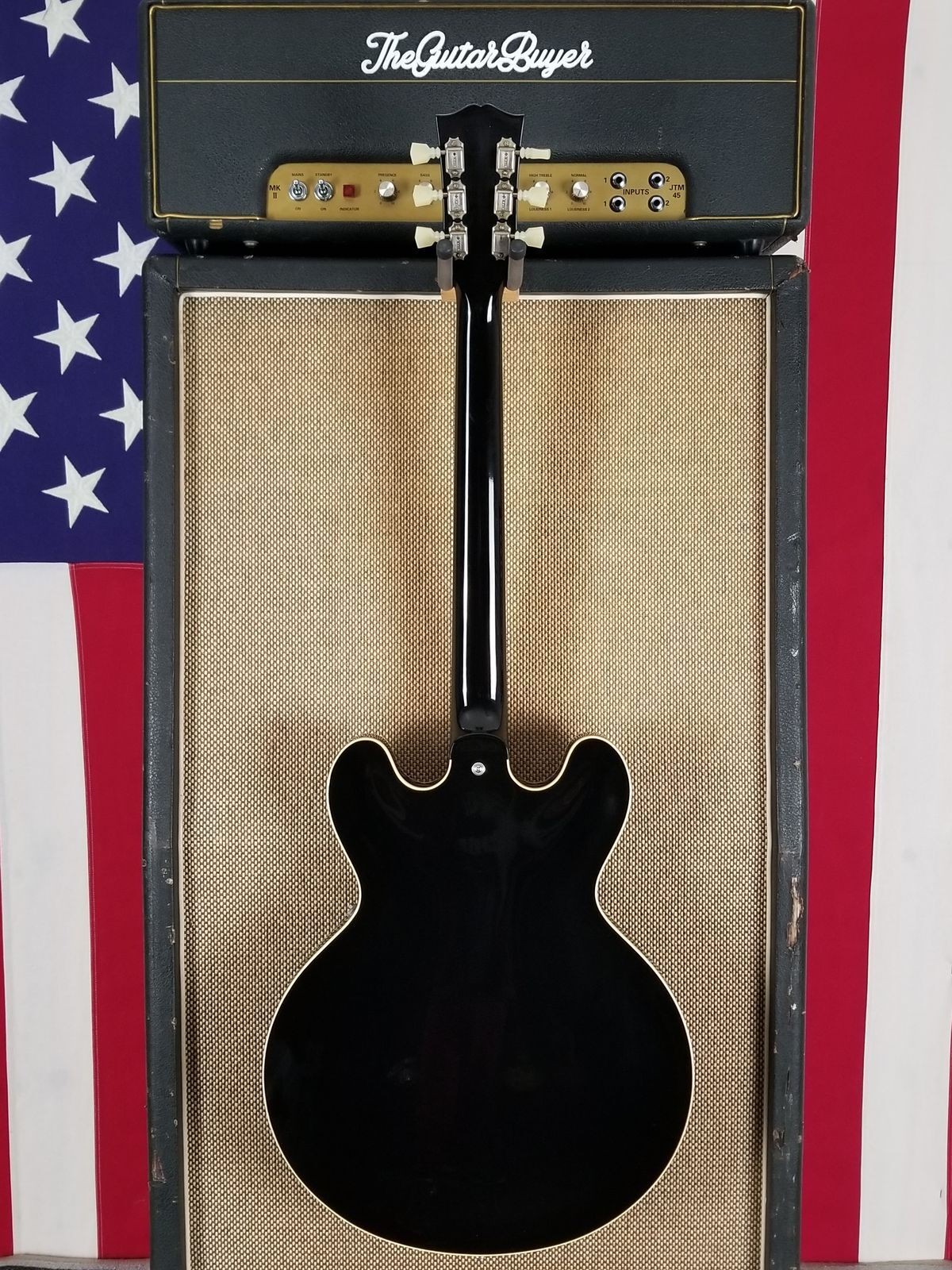 2020 Gibson Custom Shop ’61 ES-335 Reissue Ebony VOS Finish COA Included! (301)