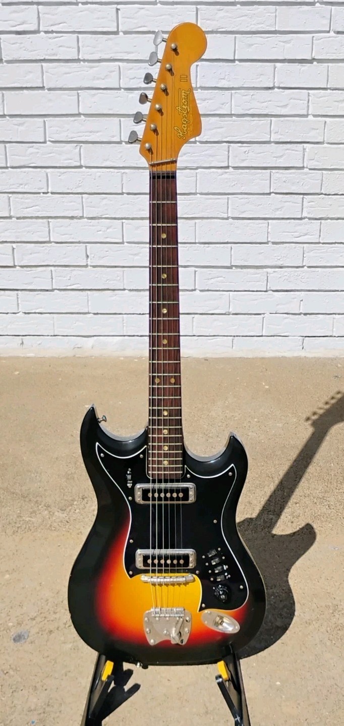 1965 Hagstrom II Electric Guitar w/HSC!-LL
