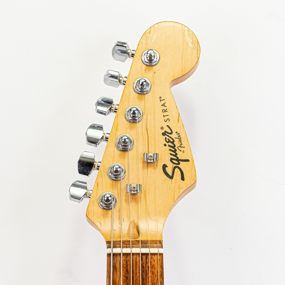 Squier Standard Stratocaster Electric Guitar Black w/ Gig Bag Setup Ready