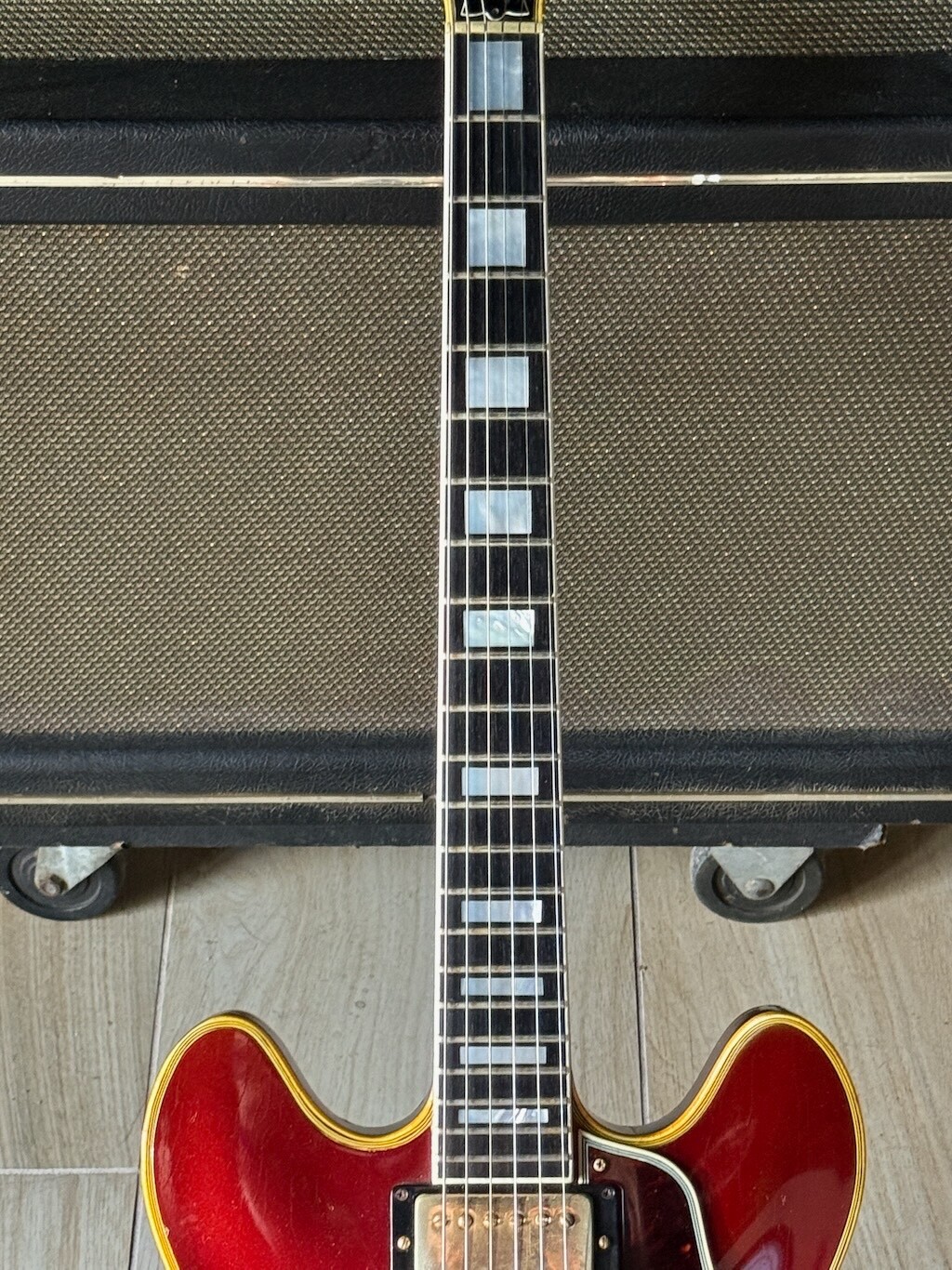 1967 Gibson ES-355TDC “Sparkling Burgundy” & “Mono” a rare 1 of a kind & Minty !