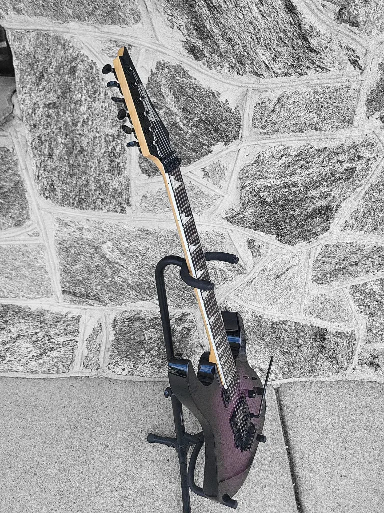 Ibanez Gio GRG320FA RG Style Electric Guitar, Transparent Violet Sunburst