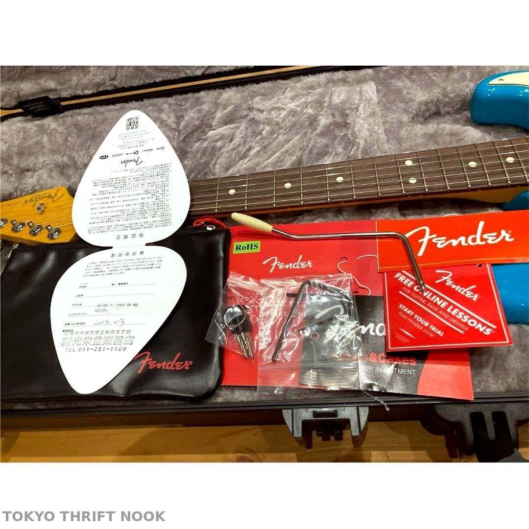 [Excellent] Fender American Professional II Stratocaster USA Maui Blue Dark