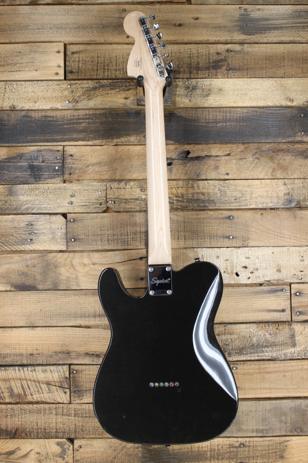 Squier Paranormal Esquire Deluxe Tele Electric Guitar -Metallic Black #M1145