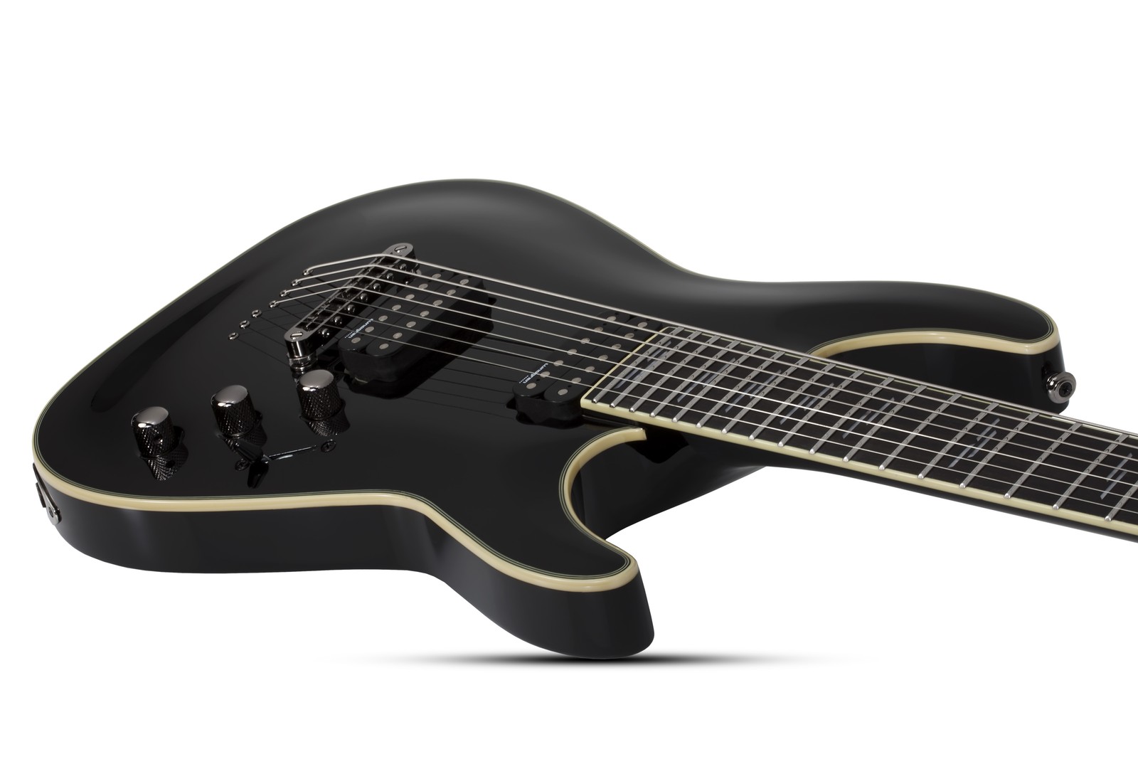 Schecter 2564 C-7 Blackjack Black Gloss Electric Guitar