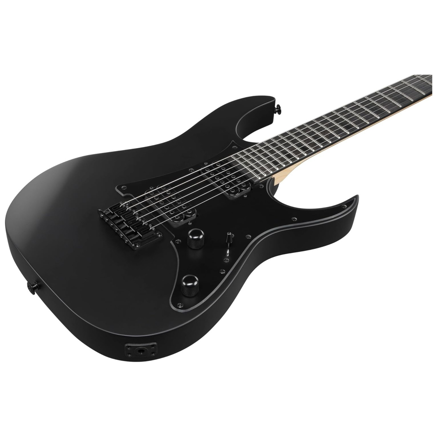 Ibanez GRGR131EXBKF GIO Series 6-String Right Handed Electric Guitar, Black Flat