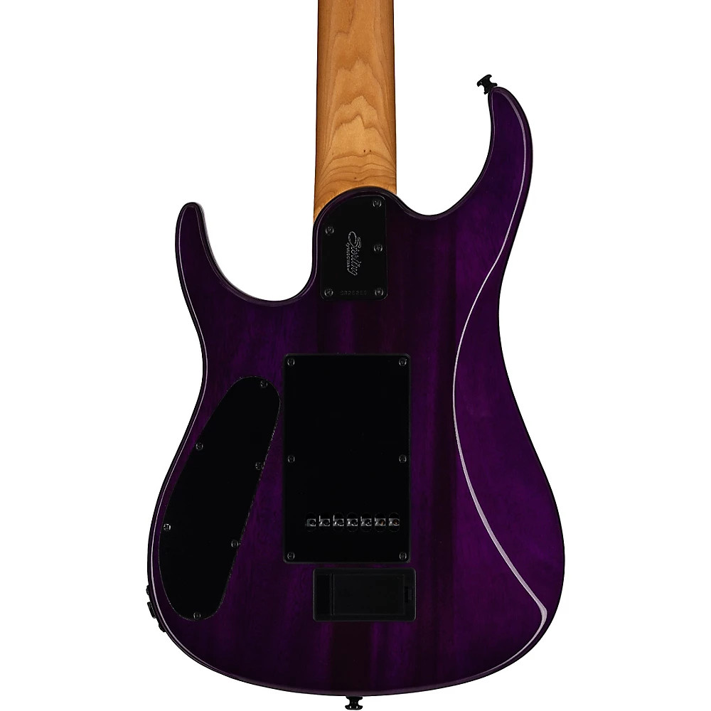 Sterling by Music Man JP157 with DiMarzio Pickups 7String Guitar Purple Nebula