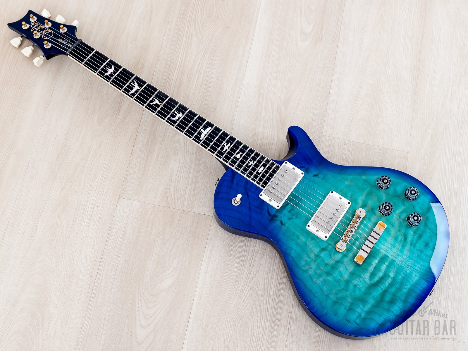 Paul Reed Smith S2 Wood Library McCarty 594 Singlecut Makena Blue w/ Ebony Board