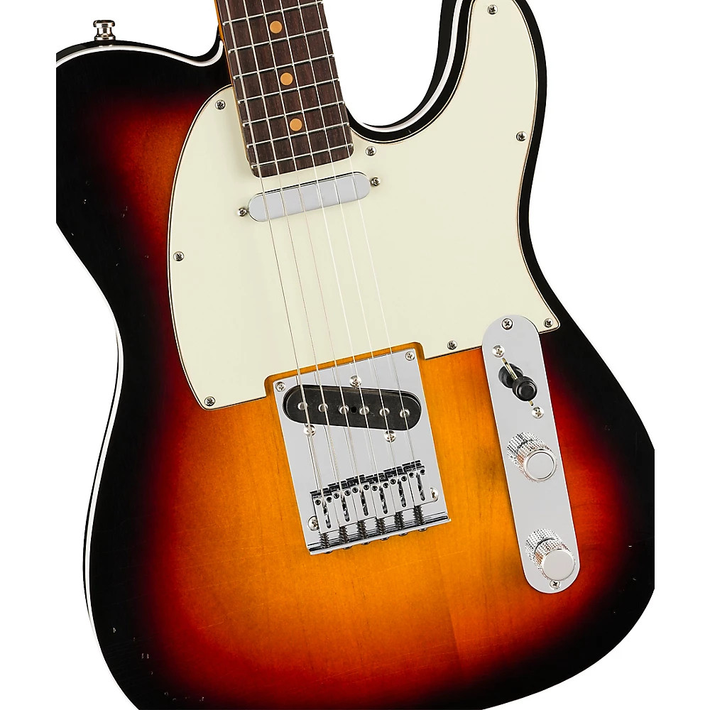 Fender American Ultra Luxe Vntg ’60s Custom Telecaster Rosewd FB Guitar Sunburst