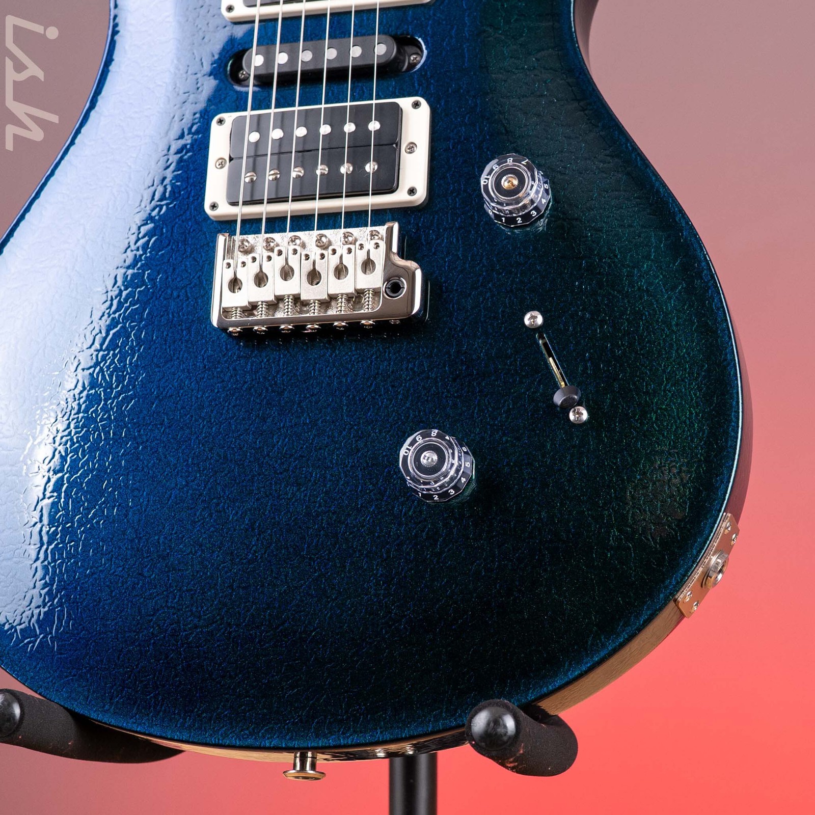 PRS CE 24 Special Green to Blue Colorshift Crackle w/ Black Satin Neck Sprayer’s