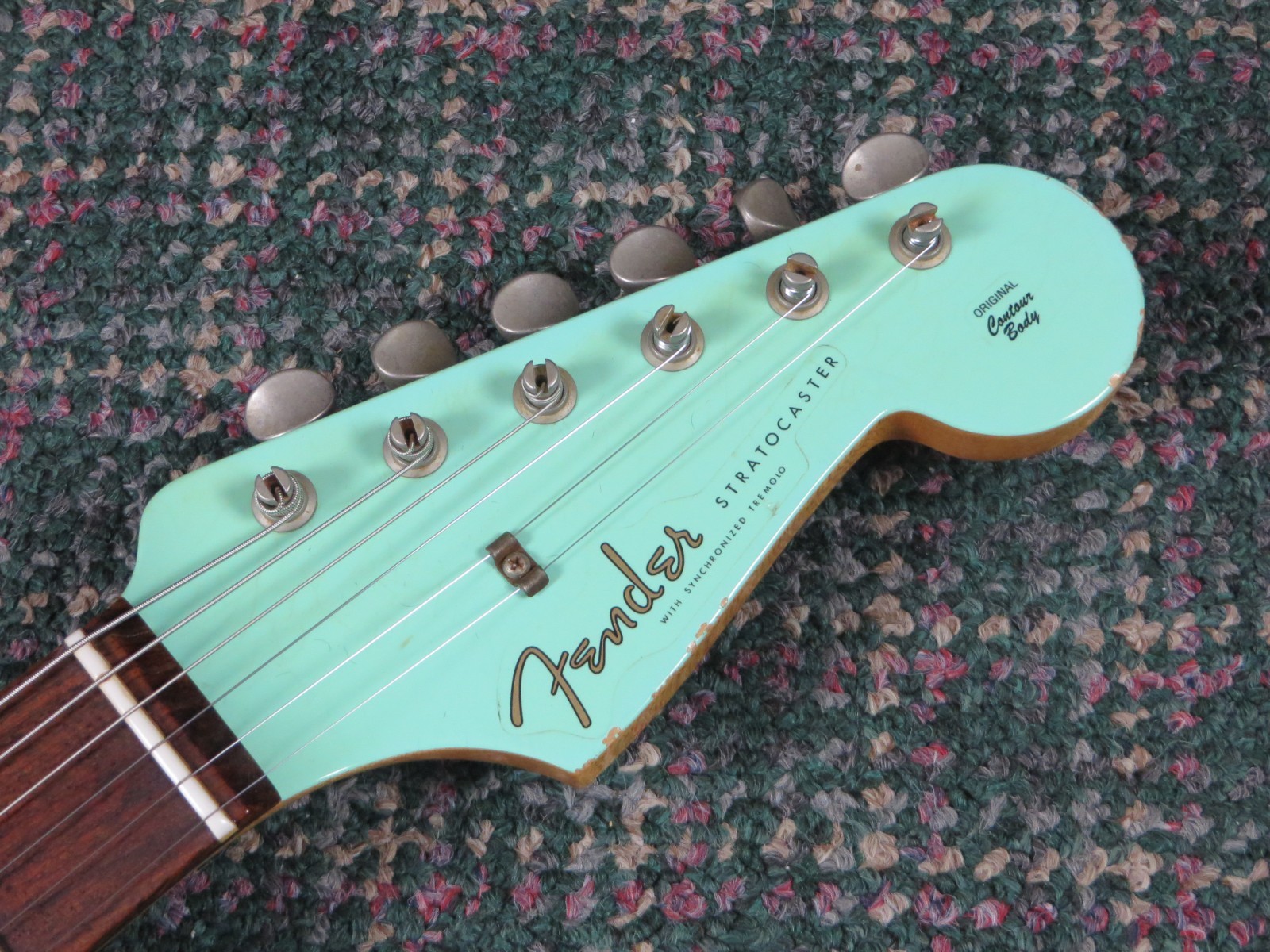 2012 Fender Custom Shop 1960 Stratocaster Relic Surf Green w/Matching Headstock!
