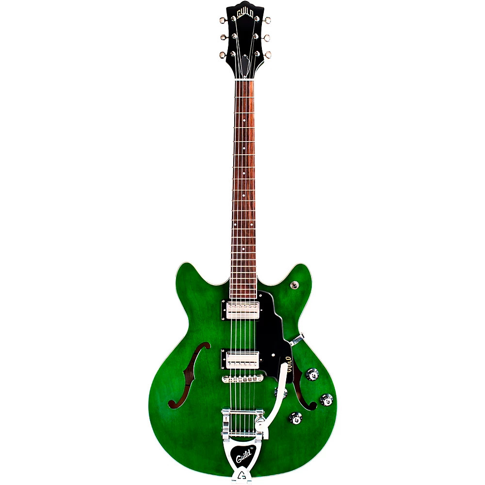 Guild Starfire I DC w/Guild Vibrato Tailpiece Semi-Hollow Guitar Emerald Green