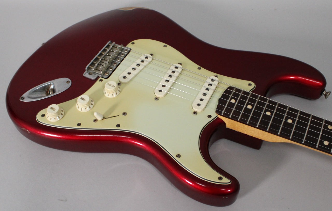 2002 Fender Custom Shop 1960 Stratocaster Candy Apple Red Relic w/OHSC