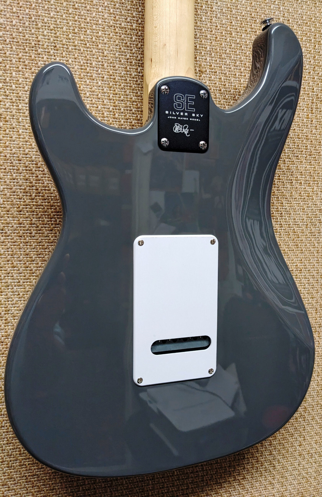 PRS SE Silver Sky Electric Guitar Overland Gray Maple Neck/Fingerboard Bag Rocks