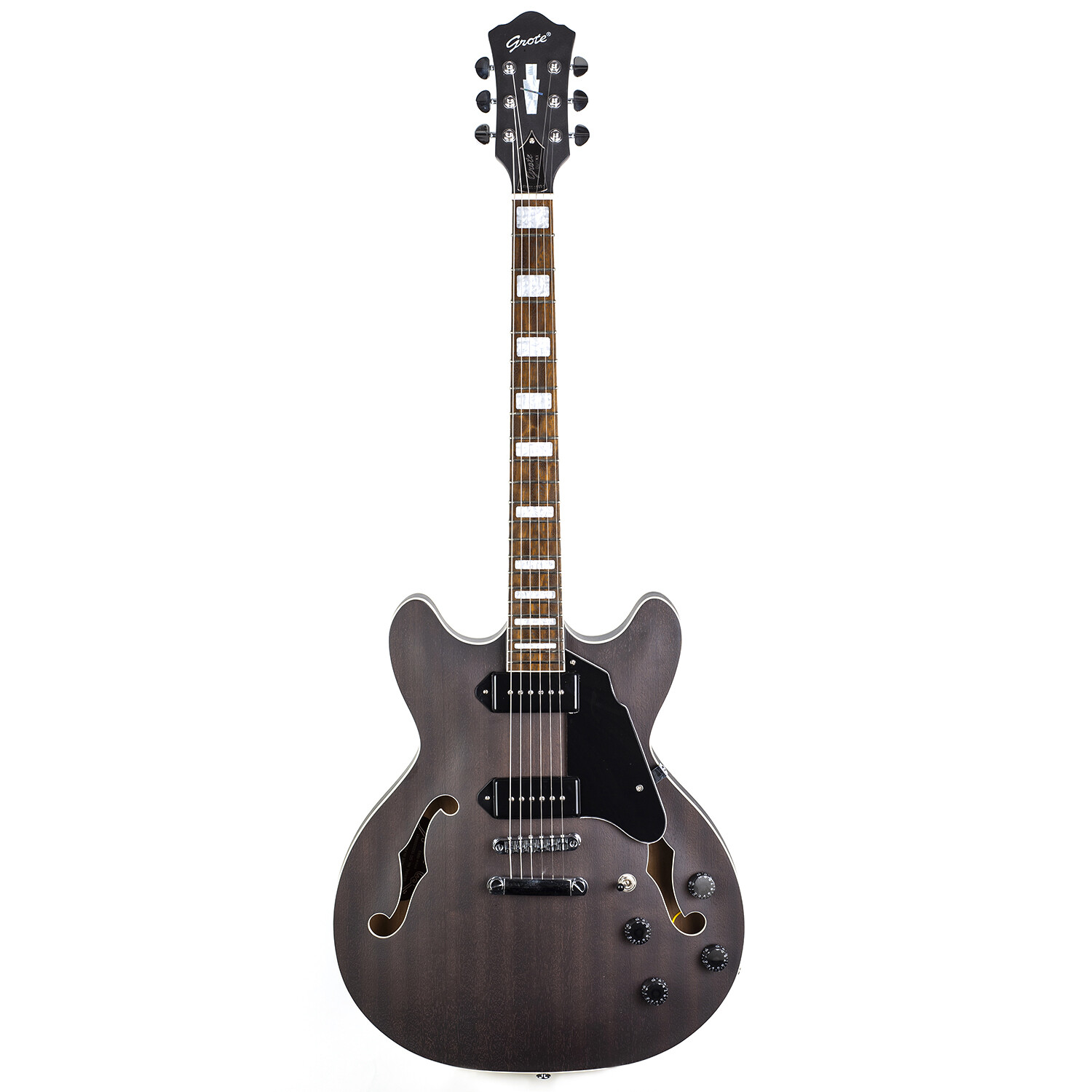Semi-Hollow Body Guitar matte finished P90 Electric Guitar