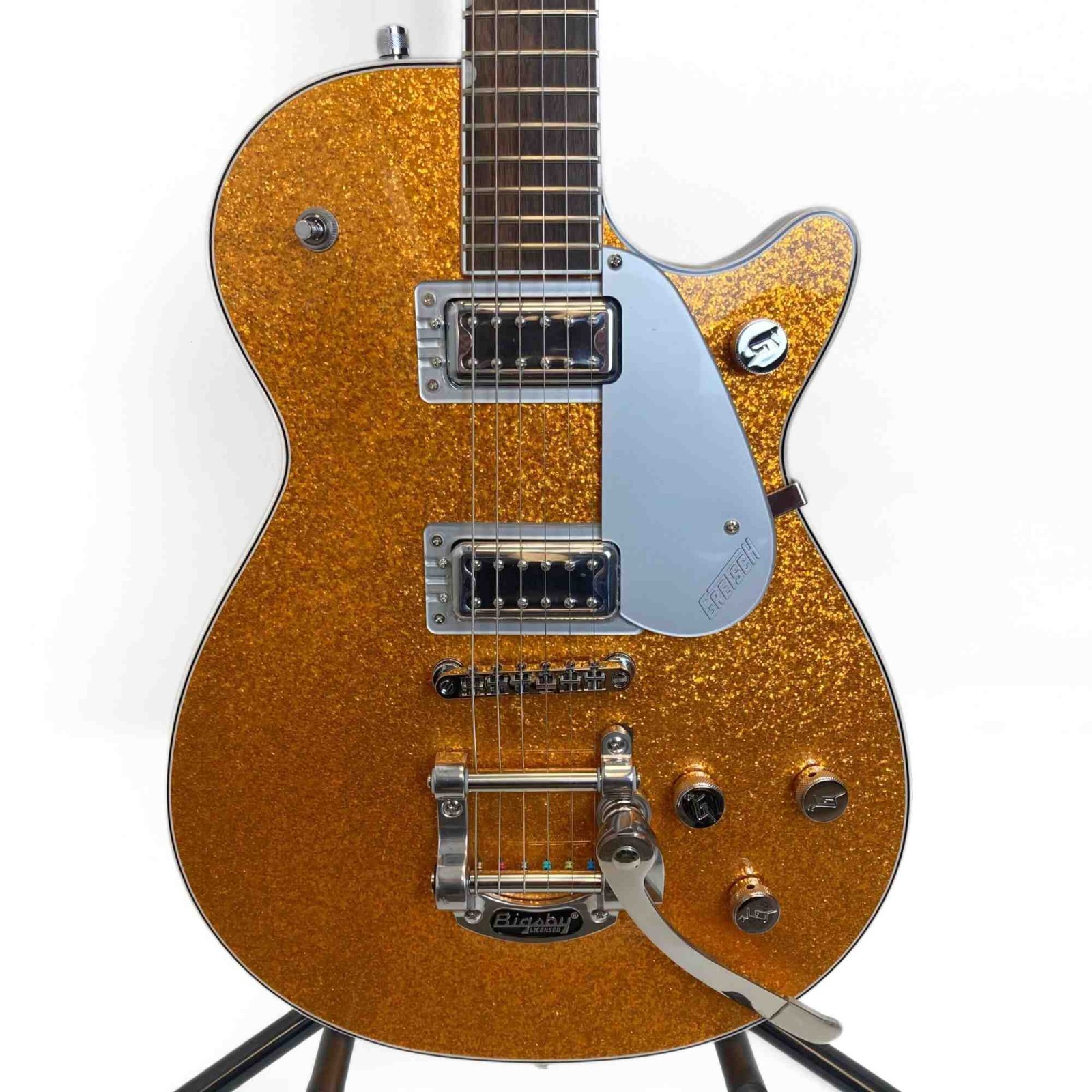 Gretsch G5230T Electromatic Sparkle Jet FT Single-Cut with Bigsby, Gold Sparkle
